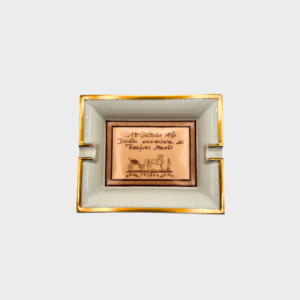 Posacenere in porcellana Limoges per Hermès - Decimo Anniversario Parfums Hermès 1971